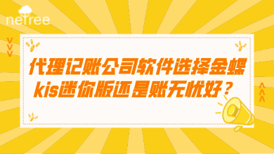 代理记账公司软件选择金蝶kis迷你版还是账无忧好？