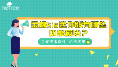 金蝶kis迷你版有哪些功能模块？