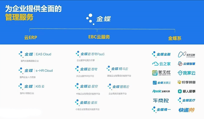金蝶企业管理服务内容